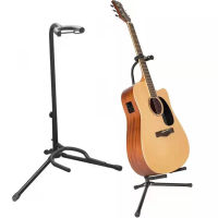 ที่วางกีต้าร์ GUITAR STAND แบบ 3 ขา มีขาตั้ง (สีดำ)