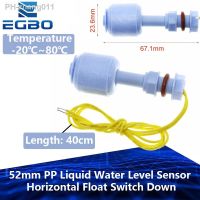 EGBO 1pcs 52mm PP Liquid Water Level Sensor Horizontal Float Switch Down