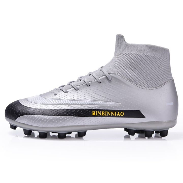binniao-รองเท้าฟุตบอลข้อสูงสำหรับผู้ชาย-รองเท้าฟุตบอลนิ่มระบายอากาศได้ดีพื้นรองเท้าฟุตบอลสนามหญ้ารองเท้าฟุตบอลสินค้าขายดี