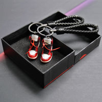 Christmas New Year Creative Gift Mini Sneakers Keychain Gift Box AJ Model Key Ring Set Gift For Boyfriend 2022 Birthday Surprise