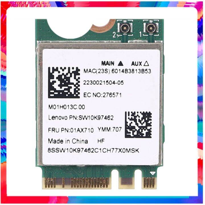 01ax710การ์ดไร้สายบลูทูธ4-2-2-4g-5-8g-dual-band-สำหรับ-e47-0c-โน้ตบุ๊ค-pc