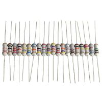 【YD】 200pcs/lot 20Values x10Pcs Carbon film resistor Pack 1W 5  10 ohm - 1M Resistance Assortment