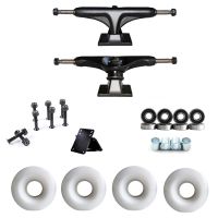 Holiday Discounts City Run 5Inch Skateboard Truck Wheels Complete Kit With 55*32Mm Wheels Double Rocker Skateboard Street Truck Wheels Parts