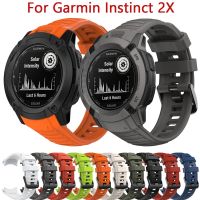 สายรัดข้อมือซิลิโคนสำหรับ Garmin Instinct 2X สายรัดข้อมือสมาร์ทวอทช์สายนาฬิกาข้อมือกีฬาแบบปลดออกได้อย่างรวดเร็ว