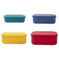 Silicone Lunch Box Bento Containers For Adults Silicone Food Storage Container With Lid Bento Boxes For Lunches Salads Fruits first-rate