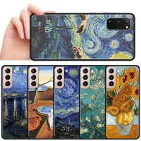 Silicone Case For Samsung Galaxy S20 FE S21 Ultra S10 Plus Soft Back Phone Cover S9 S8 S10e S7 Cases Cas Van Gogh Art Aesthetics Phone Cases