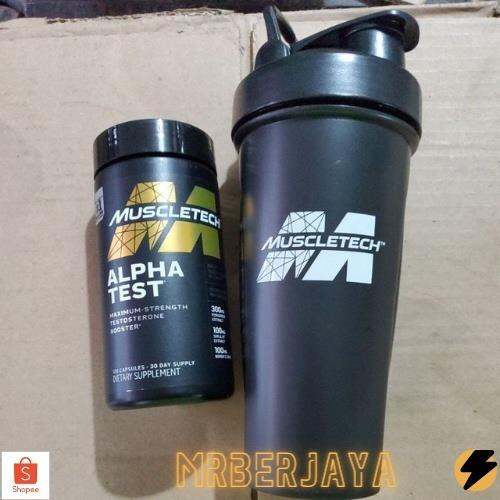 Alpha Test Testosterone Booster 120 Caps with Shaker Muscletech