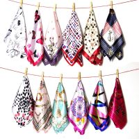 ☁☊ 50x50cmFashion Women Square Head Scarf Wraps Scarves Ladies Printed Kerchief Neck Beautiful Scarf Shawl Comfortable