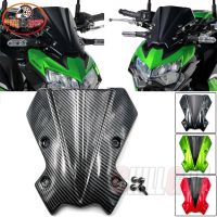 Motorcycle Carbon Fiber Nose Fairing WindScreen Windshield Viser Visor Wind Deflector For KAWASAKI Z900 Z-900 2020 2021 Z 900