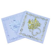 20Sheets Girl Wedding Mariage Party Table Napkins Tissues Disposable Kitchen Cutlery Dinning Room Birthday Facial Napkins Towel