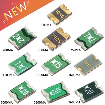【YF】✔❆  20pcs/lot 1812 0.05A  0.1A/0.2A/0.5A/0.75A/1.1A/1.5A/1.6A/2A/2.6A/3A/3.5A SMD Resettable Fuse PPTC PolySwitch Self-Recovery