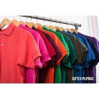 เสื้อโปโลสำหรับผู้ชาย Softex สีเข้มรังผึ้งสีเสื้อโปโล (SET2)