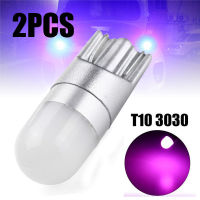 2ชิ้น T10 194 168 W5W 3030 1LED รถ Canbus กว้างหลอดไฟข้างสีม่วง