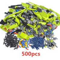 500Pcs Bricks Technical Pin Beam Liftarm Axle Connector Studded Beam Gear Racing Car Bulk Parts Building Block Technology Toys Building Sets