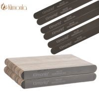 5/10/20 pcs Klimonla Nail File 100/180 180/240 240/320 Grit Black Wooden Sanding Buffer Files Strip Manicure Tools Nail Supplies