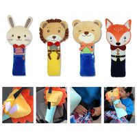 Cartoon Car Sefety Seat Belt Cover Shoulder Pad Protector Children Kids Plush Pillow Car Accessories for Women Girls Doll Toy Seat Covers