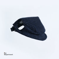 Navy Peaky Hat หมวกหมา หมวกแมวทรง Peaky Blinder สีกรม