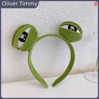 [Oliver Timmy] Sad FROG Eye Mask ที่คาดศีรษะป้องกันการนอนหลับตาอุปกรณ์เสริมน่ารักลำลองใช้ได้ทั้งชายและหญิง