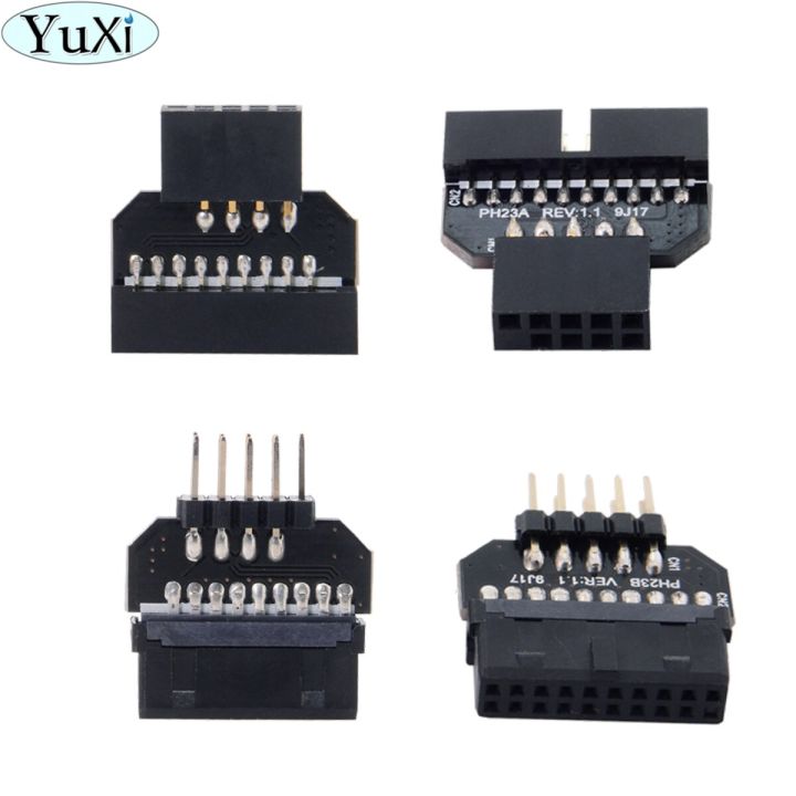 yuxi-1ชิ้น2-0-usb-ที่อยู่อาศัย9pin-กับเมนบอร์ด-usb-3-0-20pin-ส่วนหัวของอะแดปเตอร์ตัวเมีย