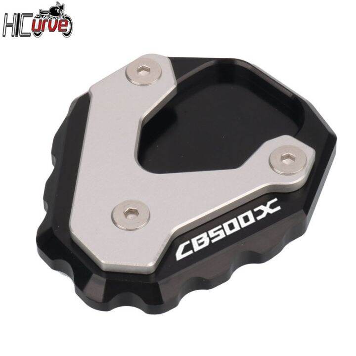 แผ่นขยายขาตั้งด้านข้างสำหรับมอเตอร์ไซค์ฮอนด้า-cb500x-cb-cb500-x-2019-2022-500x-ขยายแผ่นรอง