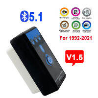 ELM327 V1.5 V2.1 OBD2รถ OBDII บลูทูธ5.1 ELM 327เครื่องมือวินิจฉัยสำหรับ Andro รหัส Id Reader