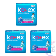 Combo 3 gói Kotex siêu mỏng Cánh gói 8 miếng 23cm
