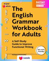 [New Book] ใหม่พร้อมส่ง The English Grammar Workbook for Adults : A Self-Study Guide to Improve Functional Writing (CSM Study Guide WK) [Paperback]