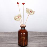 3PCS Dyeing Cherry Blossoms No Fire Scented Rattan Reed Diffuser Sticks Accessories DIY Home Bedroom Decoration