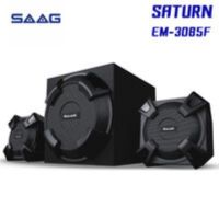 ลำโพงบลูทูธ SAAG SPEAKER (ลำโพงบลูทูธ) SAAG SATURN em-3085f 2.1 กำลังขับ 49W(BLACK)