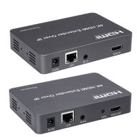 150เมตร4K HDMI KVM ตัวขยาย IP กว่า Cat5e Cat6สายเคเบิลอีเทอร์เน็ตรองรับแป้นพิมพ์เมาส์ USB การบีบอัดแบบ Lossless ตัวต่อขยาย HDMI RJ45