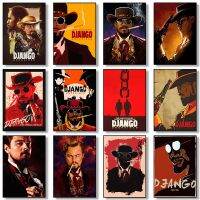 Quentin Tarantino โปสเตอร์ภาพยนตร์ Django Unchained ฟิล์มวินเทจโปสเตอร์และภาพพิมพ์ผ้าใบจิตรกรรมฝาผนังศิลปะรูปภาพบ้านประดับห้อง-เฉลิมฉลองความรักของคุณสำหรับ Tarantino กับโปสเตอร์วินเทจนี้