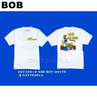 BoB-QW_T_104-2 SAD BOY WHITE ขาวSMLXL-3XL