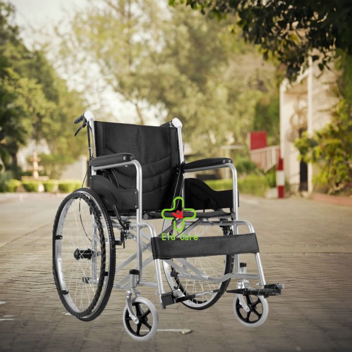 รถเข็นผู้สูงอายุ-wheelchair-รถเข็นผู้ป่วย-วีลแชร์-พับได้-พกพาสะดวก-น้ำหนักเบา-รถเข็นผู้ป่วย-พับได้-รถเข็นผู-careerรถเข็น