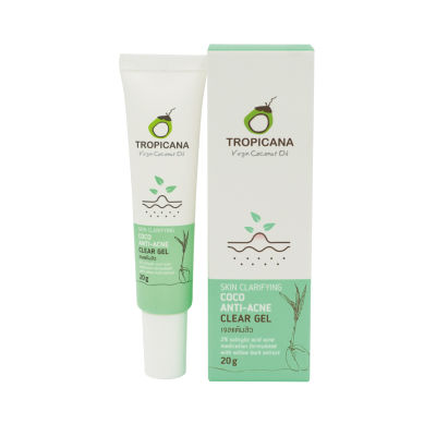 Tropicana | ทรอปิคานา เจลแต้มสิว | Coco Anti-Acne Clear Gel  20 g