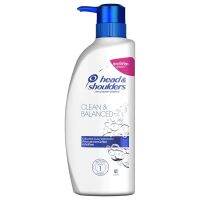 LeeMart แชมพู เฮดแอนด์ไชเดอร์ Head&amp;Shoulders 400ML ยาสระผม Heads &amp; Shoulder สูตร คลีนแอนด์บาลานด์ ขนาด 400 มล.