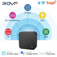 Rovf Tuya Smart Life APP WIFI เซนเซอร์อุณหภูมิและความชื้น + รีโมทคอนโทรลอินฟราเรด สากล