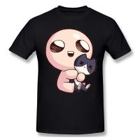 เสื้อยืดผ้าฝ้ายKawaii เสื้อผ้า Binding Of Isaac น่ารักตัวอักษร Guppy แมวตลก Tops Unisex Cal เสื้อ Anime เสื้อ Ropa hombre