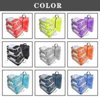 Travel compression package Cubic portable luggage organizer Storage bag Shoe bag with mesh lightweight foldable handbag bag