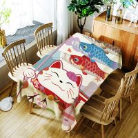 【small stationery】    CartoonCat AndPrinting Tablecloth ③ ปกตารางงานแต่งงาน