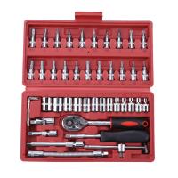 Socket Ratchet Car Repair Tool Wrench Set Head Ratchet Pawl Socket Spanner Screwdriver Professional Metalworking Tool Kit