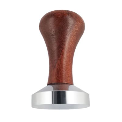 51mm/53mm/58mm Espresso Coffee Tamper Powder Hammer Wood Handle Espresso Tamper Coffee Distributor Tampers for Coffee