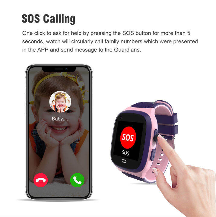 smart-watch-for-kids-4g-นาฬิกาเด็ก-ใส่ซิม4g-ของแท้-นาฬิกาไอโมเด็ก-สามารถโทรวิดีโอคอลได้-gps-ถ่ายภาพ-1-4inch-ips-touch-screen