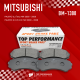 ผ้าเบรค หน้า MITSUBISHI PAJERO 3.2 & 3.5 V6 NM 00-08 - TOP PERFORMANCE JAPAN - BM 1388 / BM1388 - ผ้าเบรก มิตซูบิชิ ปาเจโร่ โชกุน