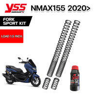 สปริงโหลดโช๊คหน้า YSS Fork Sport Kit NMAX155 2020&amp;gt; ประกันศูนย์12เดือน