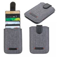 【CW】❂♙  New Anti Rfid Blocking 5 Pull Credit Card Holder Cell Wallet Reader Lock Bank Id  leather