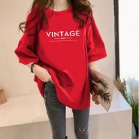 [AMYGO] 2023 Baju T-shirt Perempuan t shirt women Loose Tshirt Woman Ladies Murah Plus Size 女上衣女装衣服宽松t恤