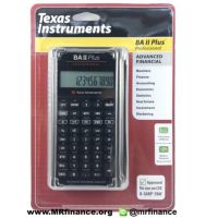 ✥เครื่องคิดเลขทางการเงิน Texas Instruments TI BA II Plus (Professional)  New Model แพคUSA แถมซองหนัง❀