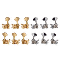 3L3R 6Pcs 1:18 Guitar String Tuning Pegs Tuner Machine Heads Knobs Tuning Keys for Acoustic or Electric Guitar