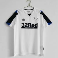 2021/22 Derby County home retro jersey casual sports jersey เสื้อบอล เสื้อบอลวินเทจ ชุดฟุตบอลผู้ชาย