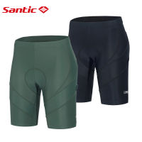 Santic มาใหม่ผู้ชายขี่จักรยานกางเกงขาสั้น4D เบาะถนน MTB กันกระแทกกางเกงขาสั้นระบายอากาศที่มีน้ำหนักเบากางเกงขี่จักรยาน M2C05152